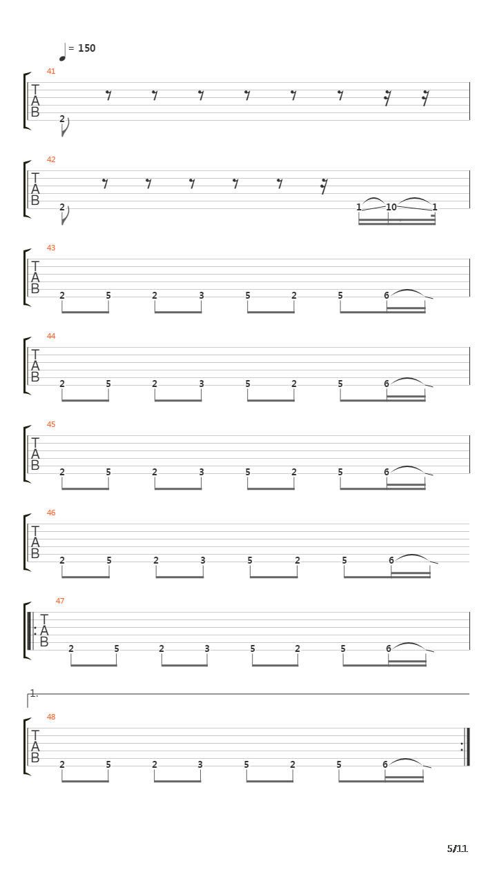 Streaks Of Blood吉他谱