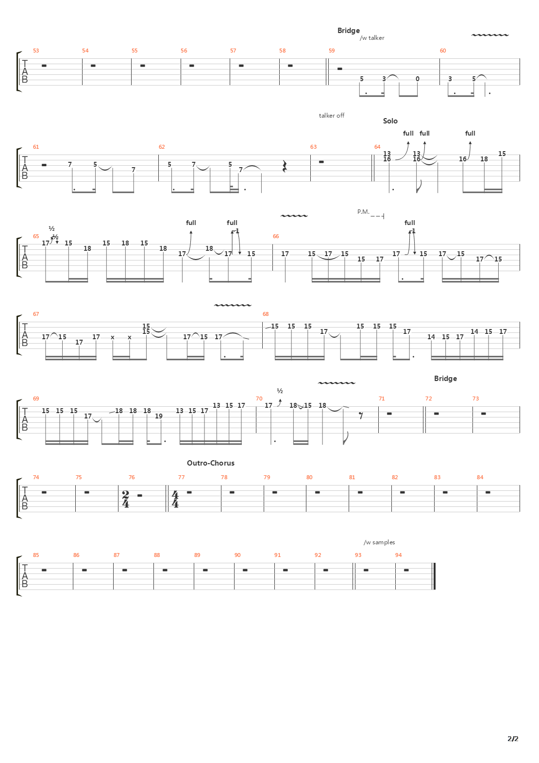 Matrix吉他谱