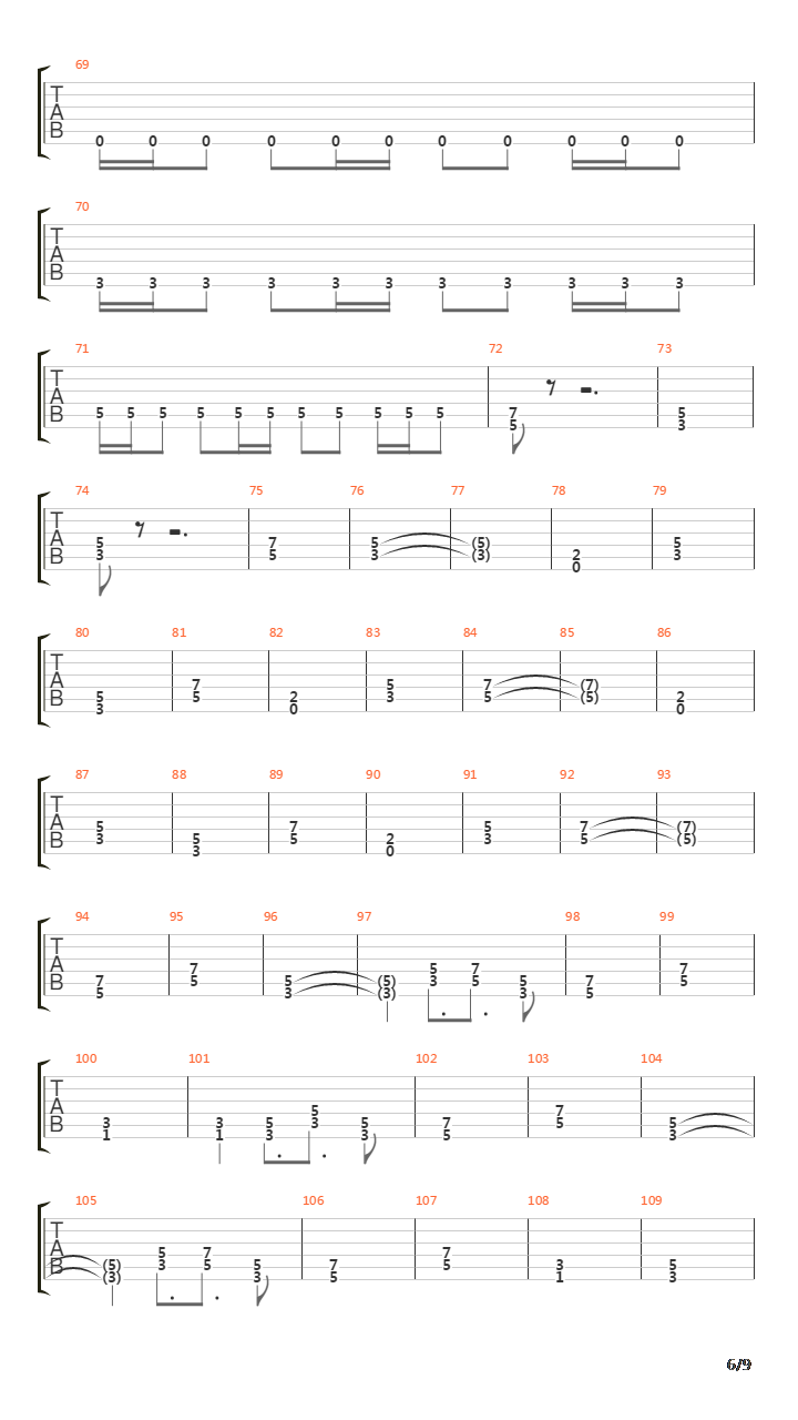 The Headless Game吉他谱