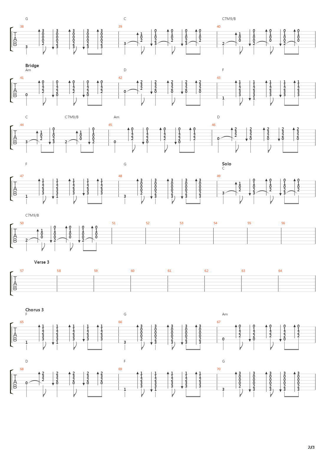 3 Speed吉他谱