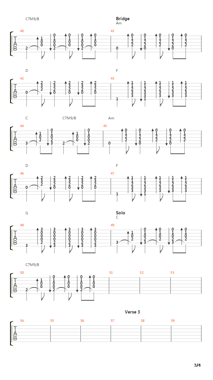 3 Speed吉他谱