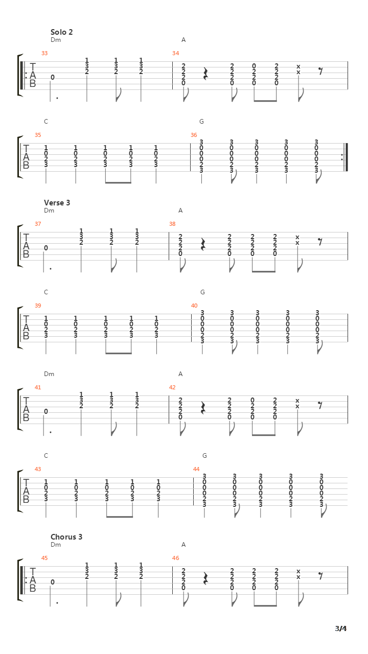 Bus Stop Boxer吉他谱