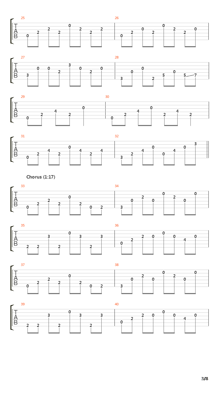 Chasing The Dragon吉他谱