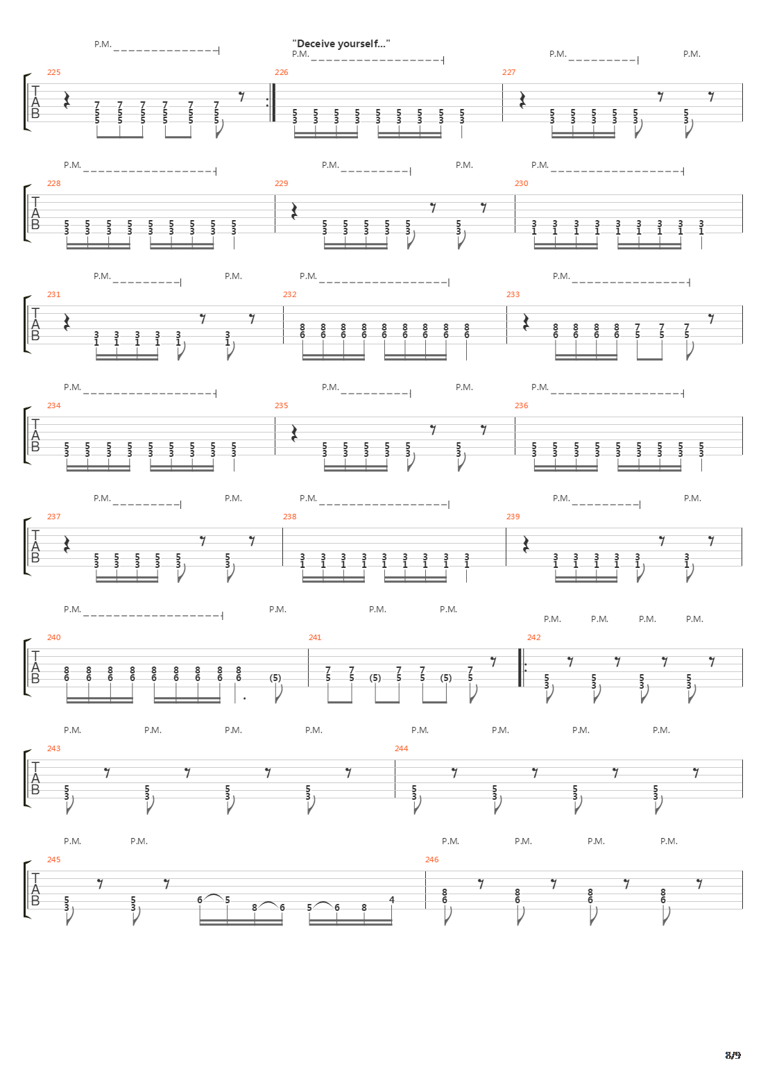 Facade Of Reality吉他谱