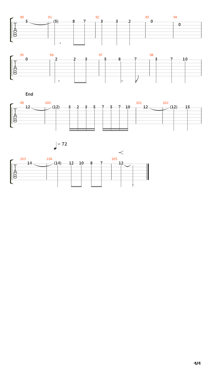 Feint吉他谱