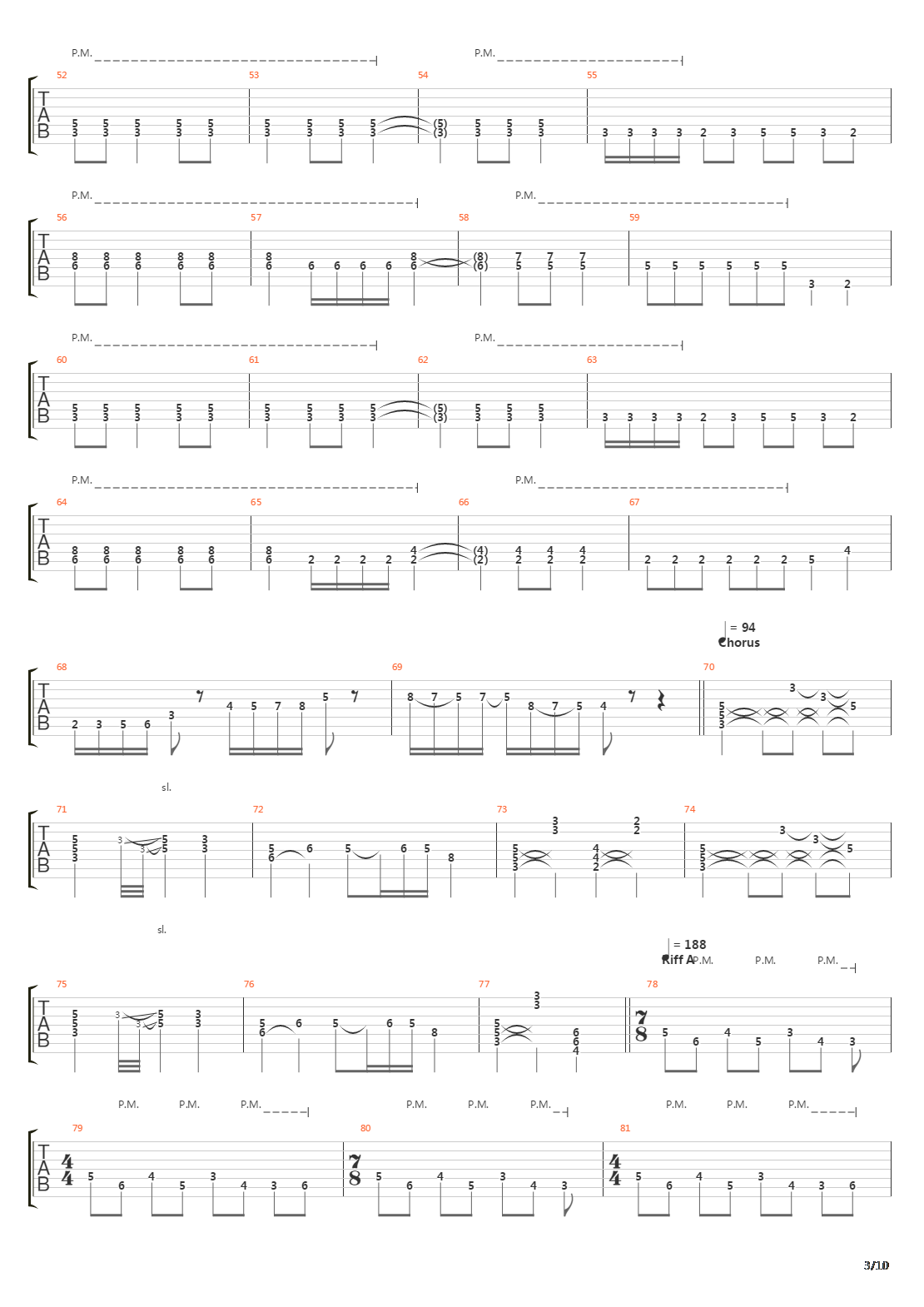 Internal Warfare吉他谱