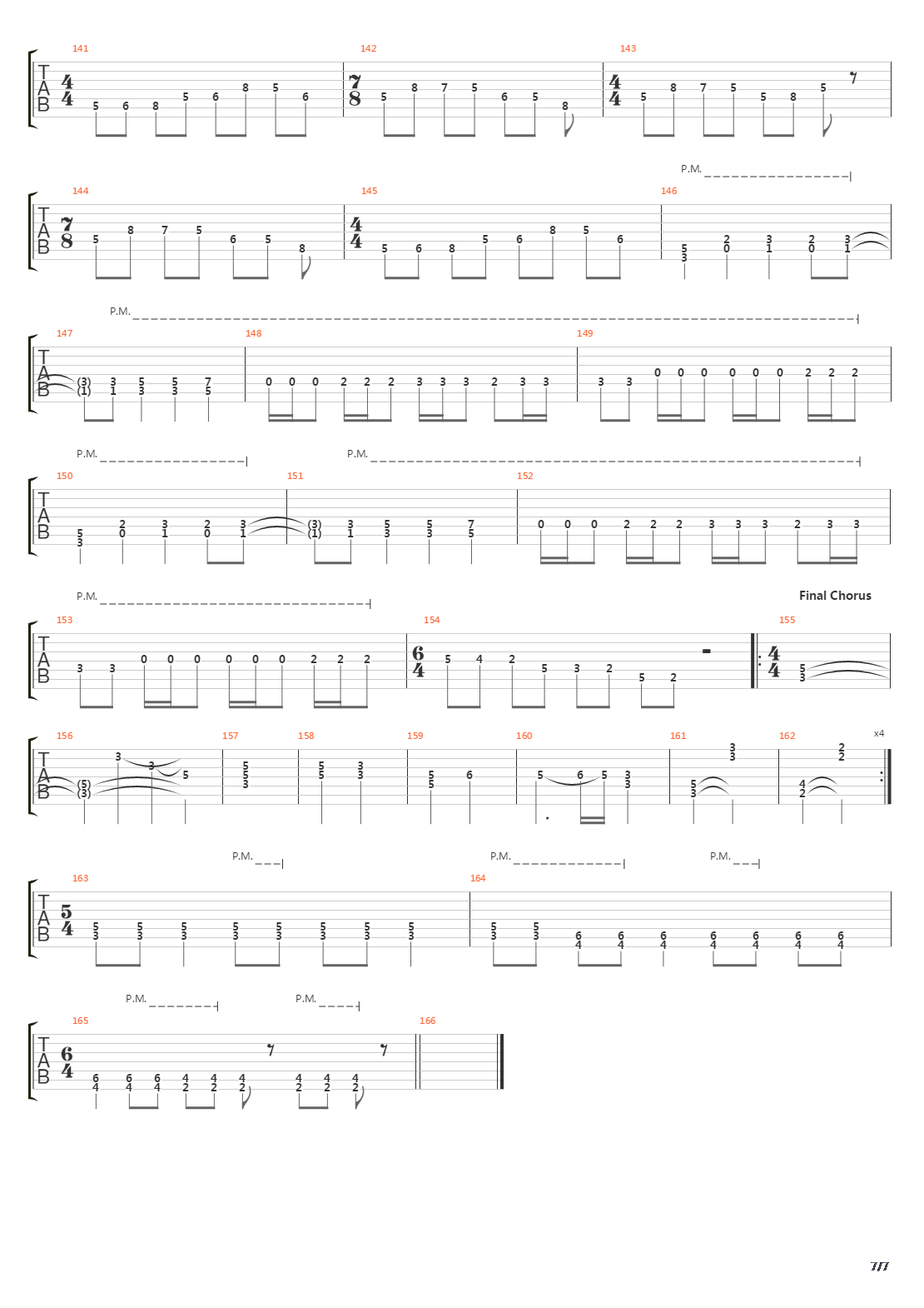 Internal Warfare吉他谱