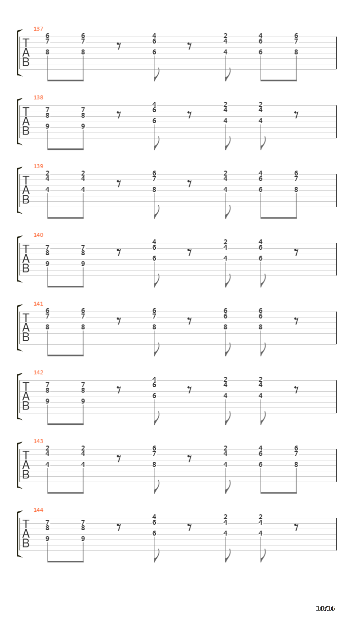 Sense Without Sanity吉他谱