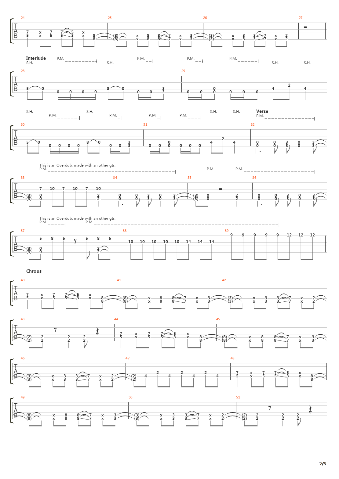 10 Miles Wide吉他谱