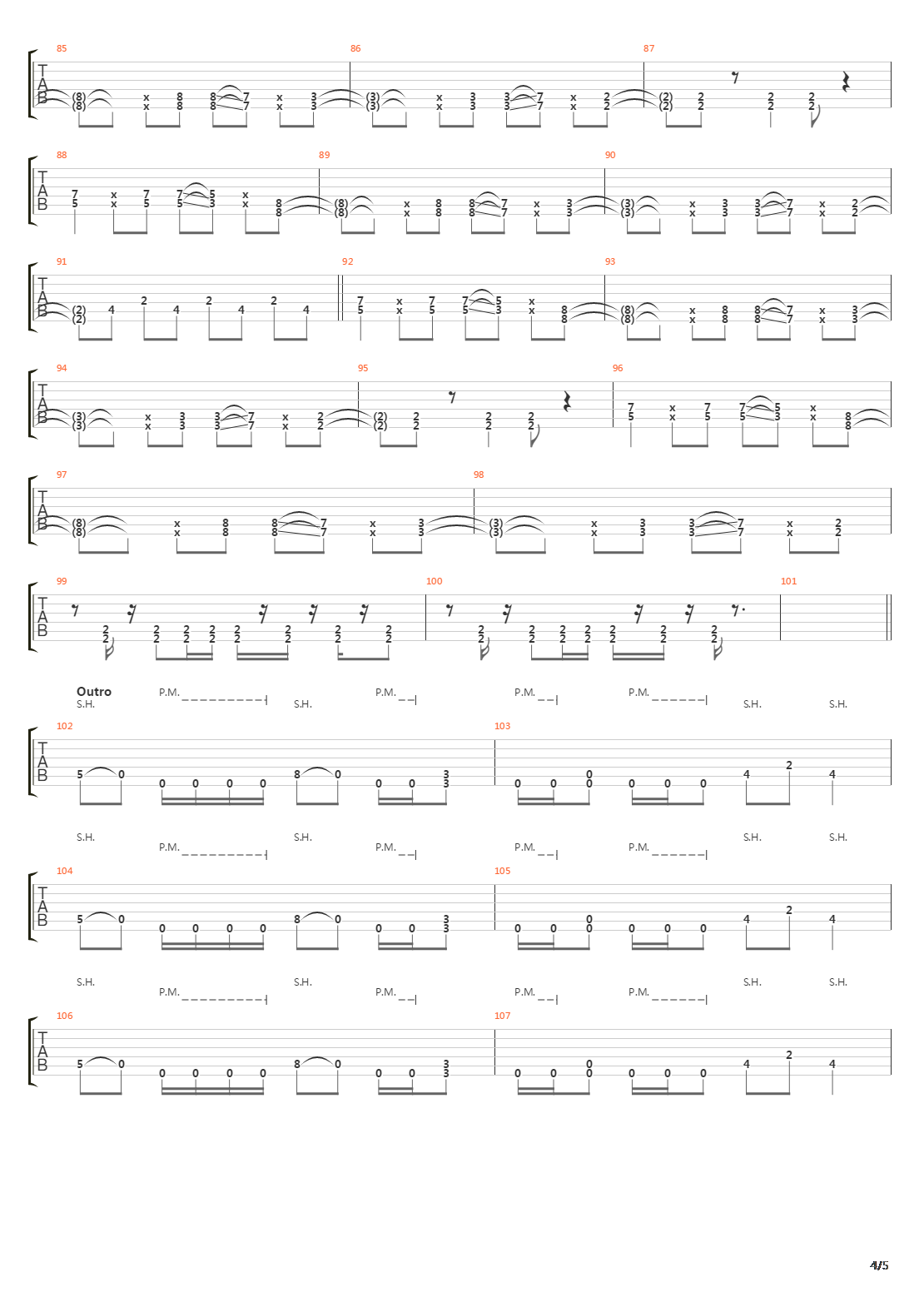 10 Miles Wide吉他谱