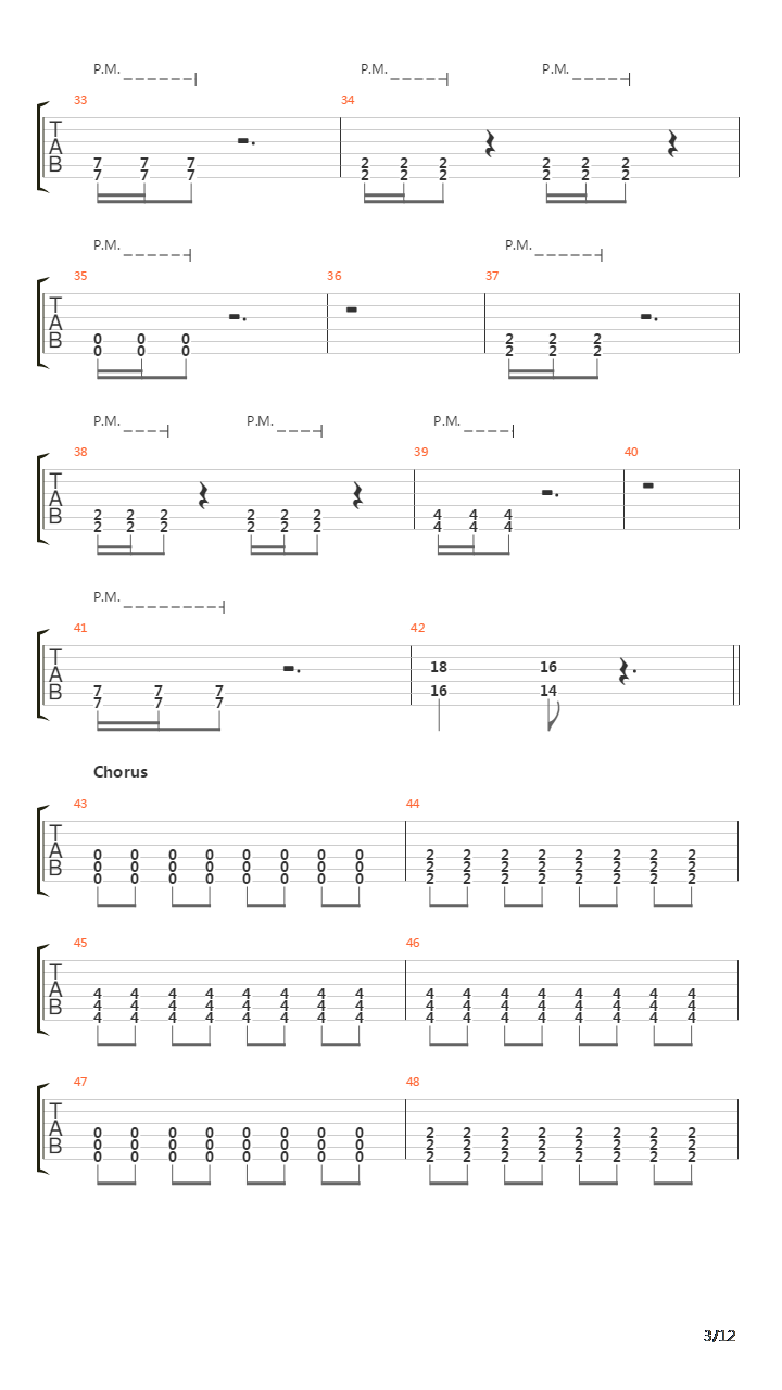 Guillotine吉他谱