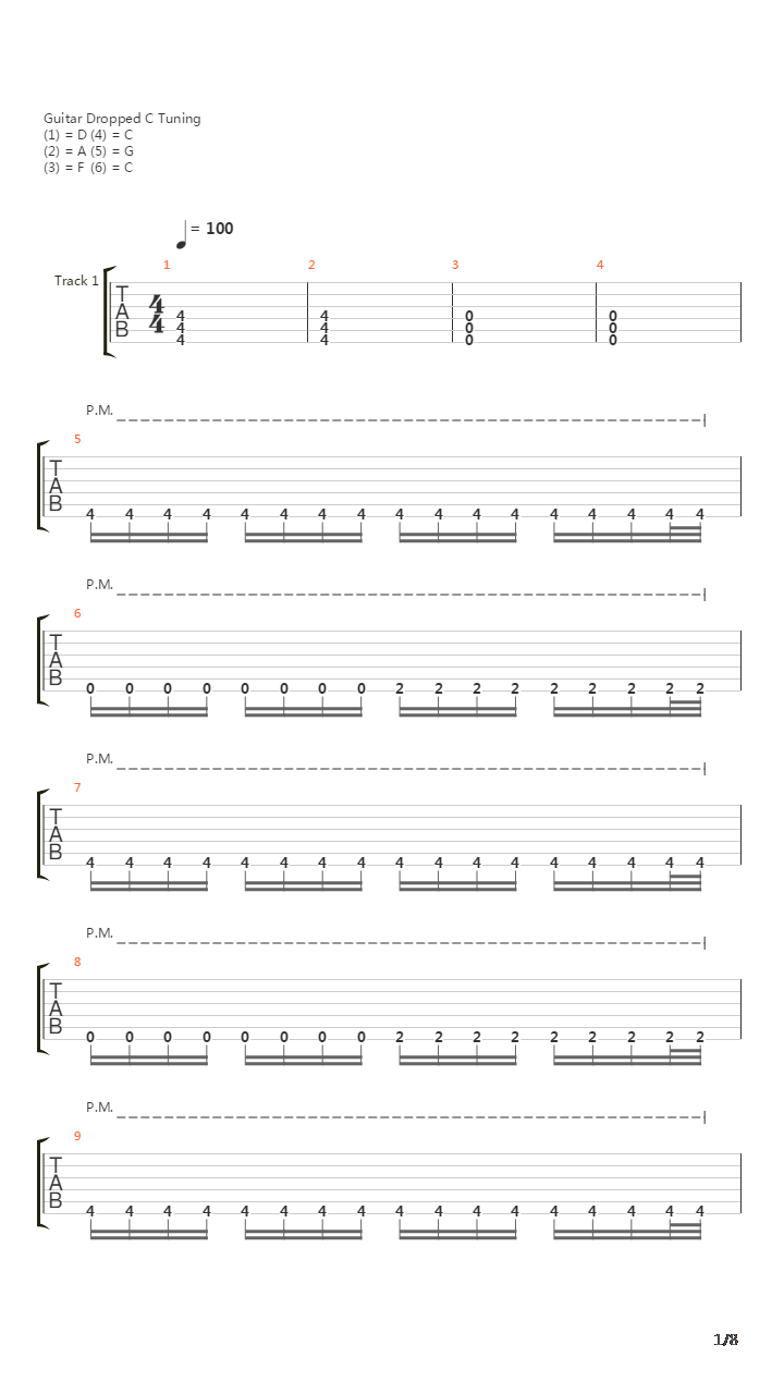 Guillotine吉他谱