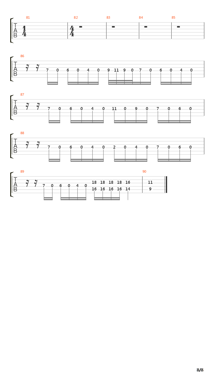 Guillotine吉他谱