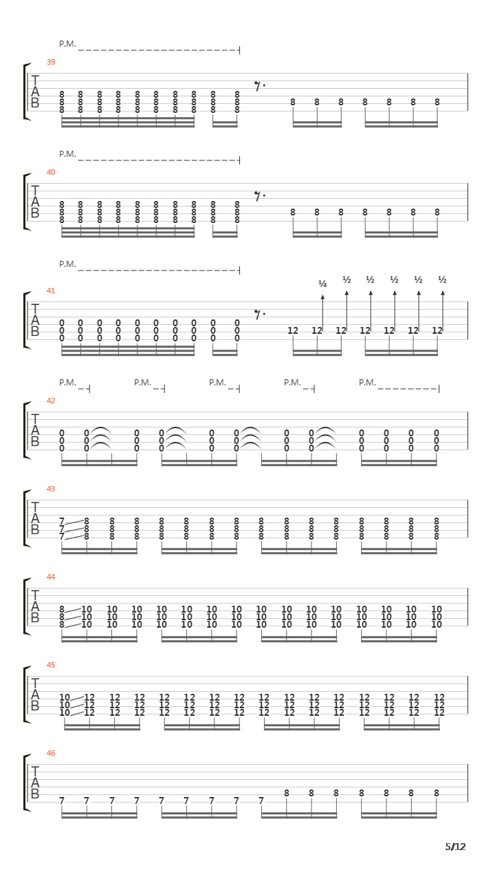 The Aftermath G3吉他谱