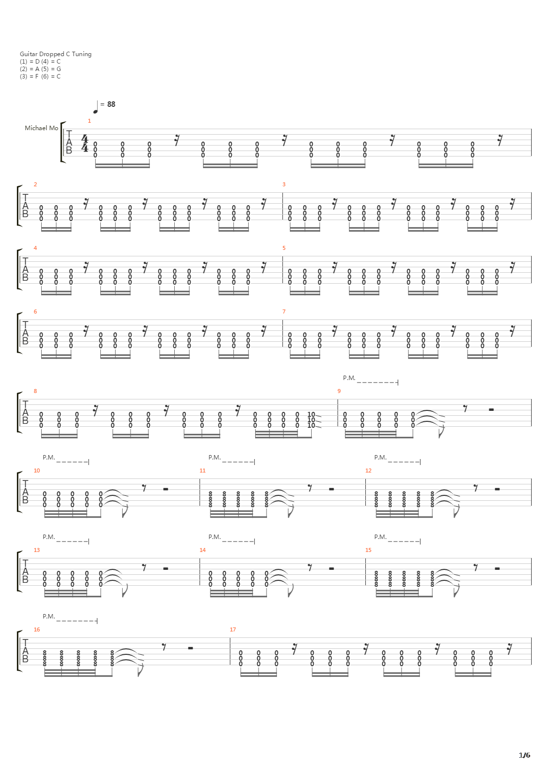 The Aftermath G3吉他谱