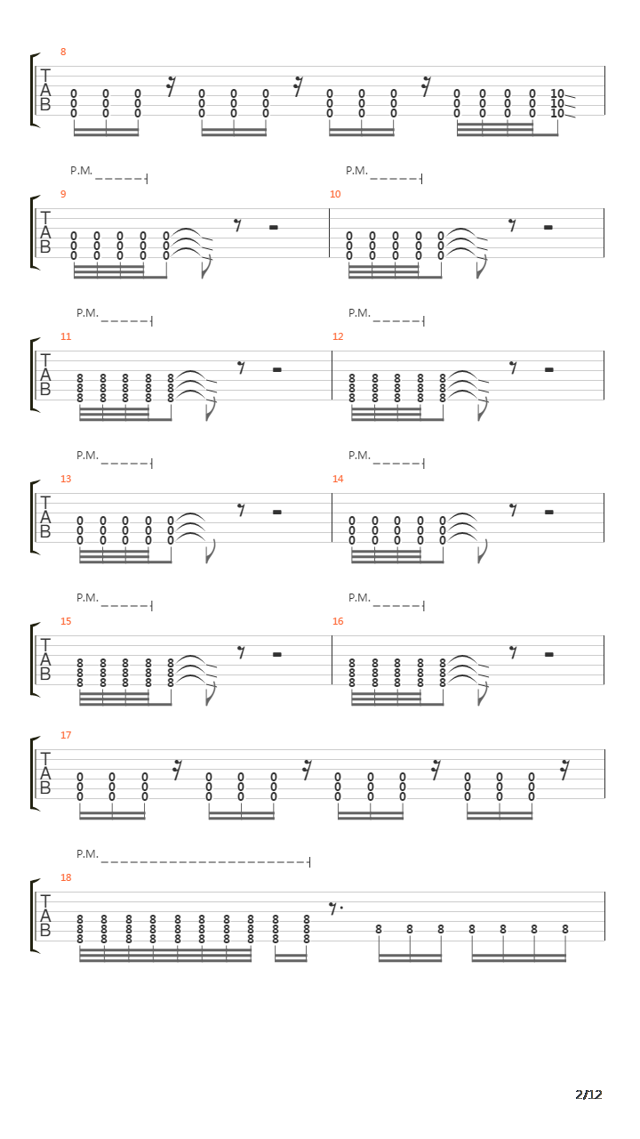 The Aftermath G3吉他谱