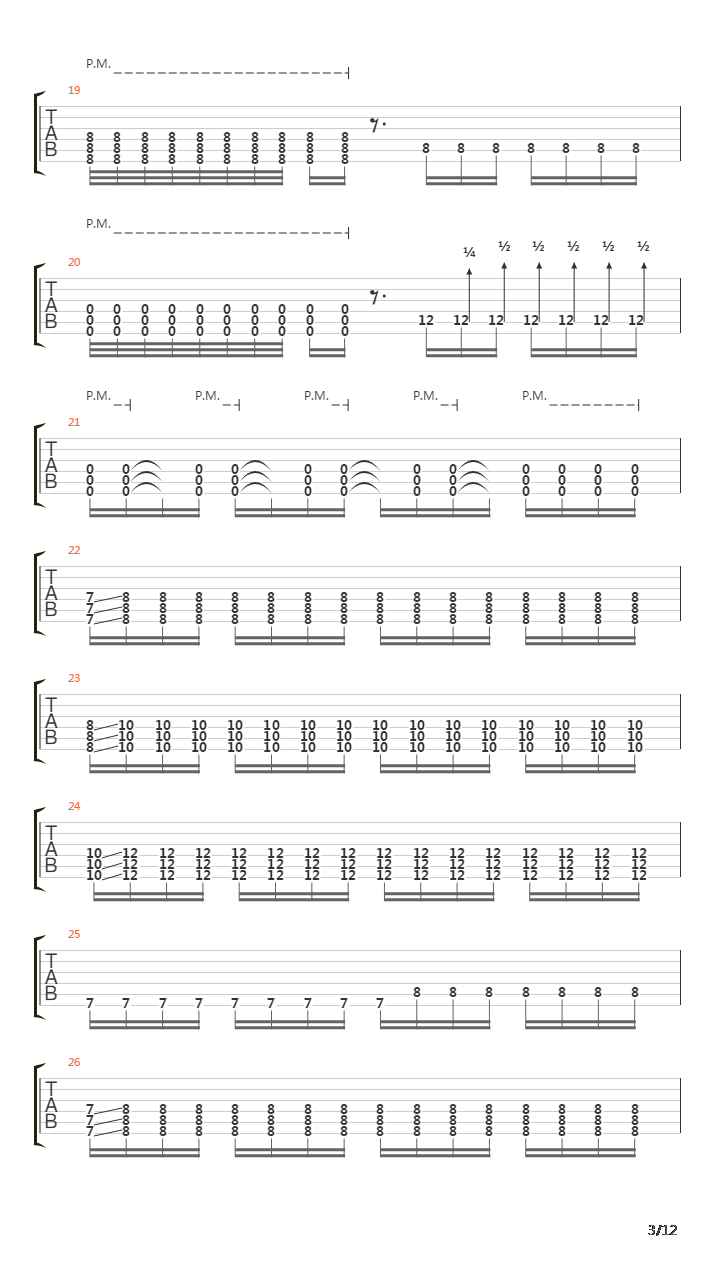 The Aftermath G3吉他谱