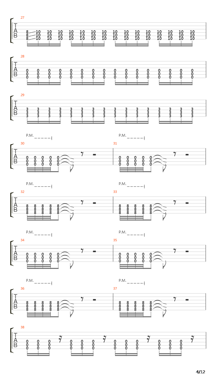 The Aftermath G3吉他谱