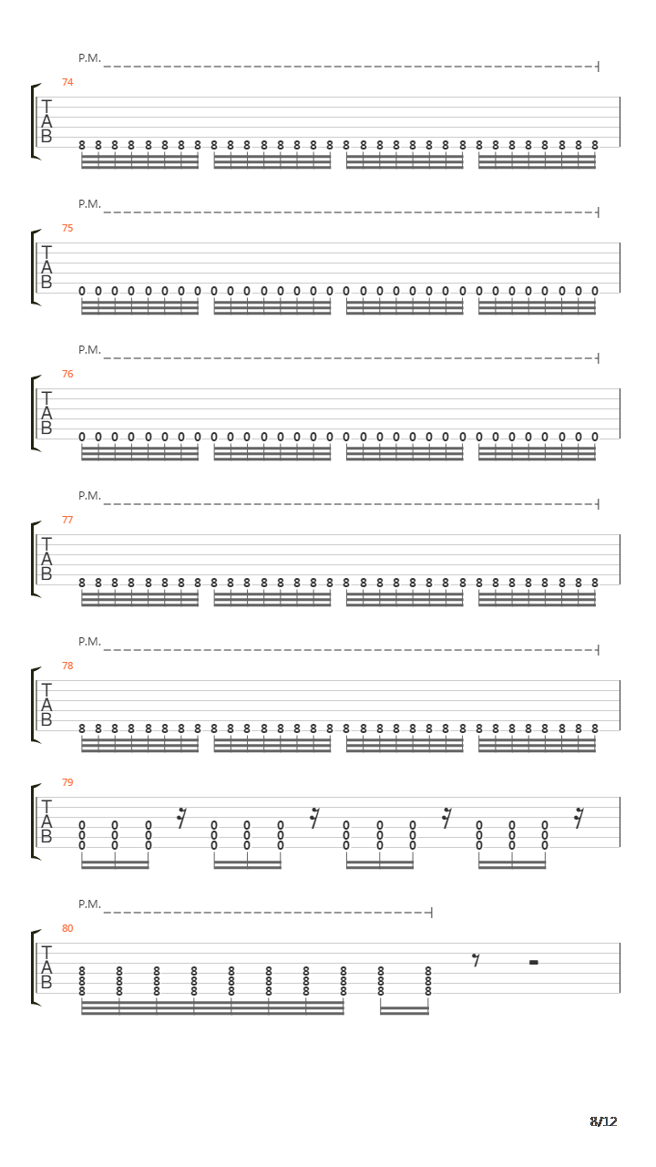 The Aftermath G3吉他谱