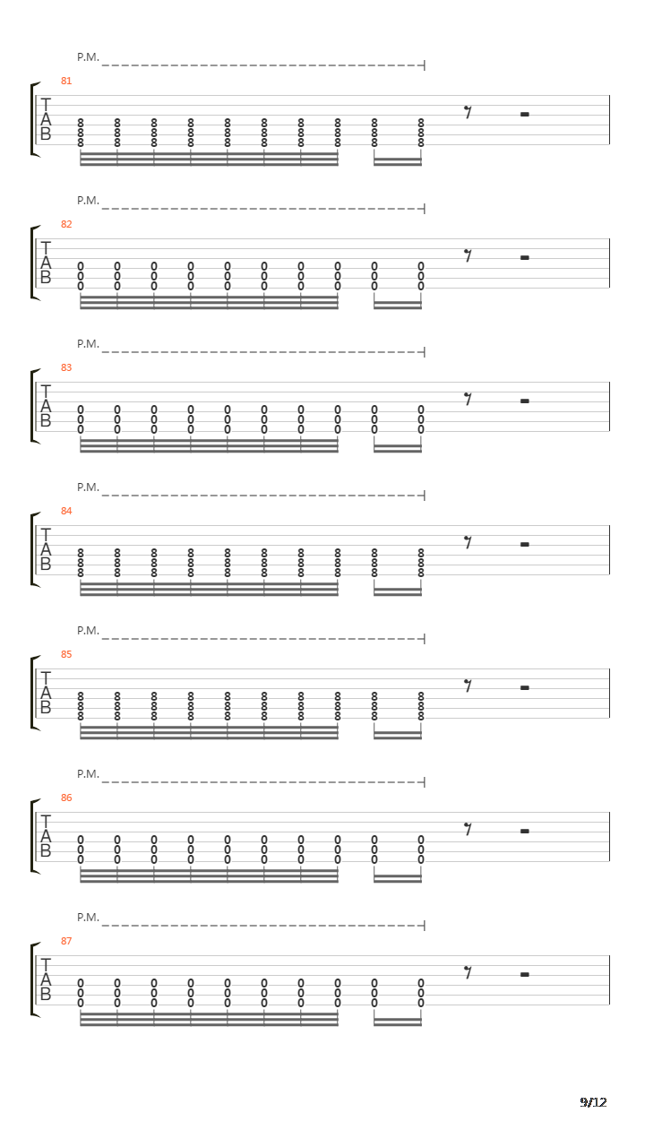 The Aftermath G3吉他谱