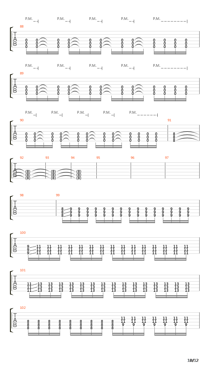 The Aftermath G3吉他谱