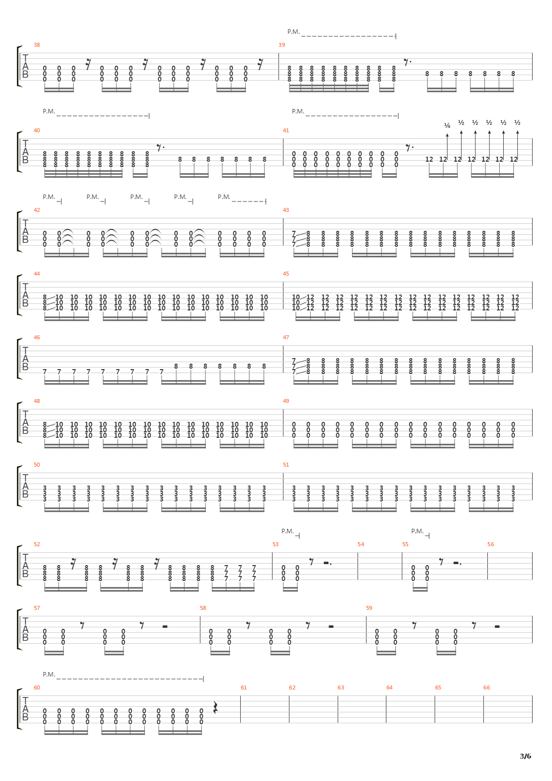 The Aftermath G3吉他谱