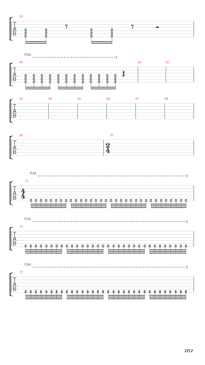 The Aftermath G3吉他谱