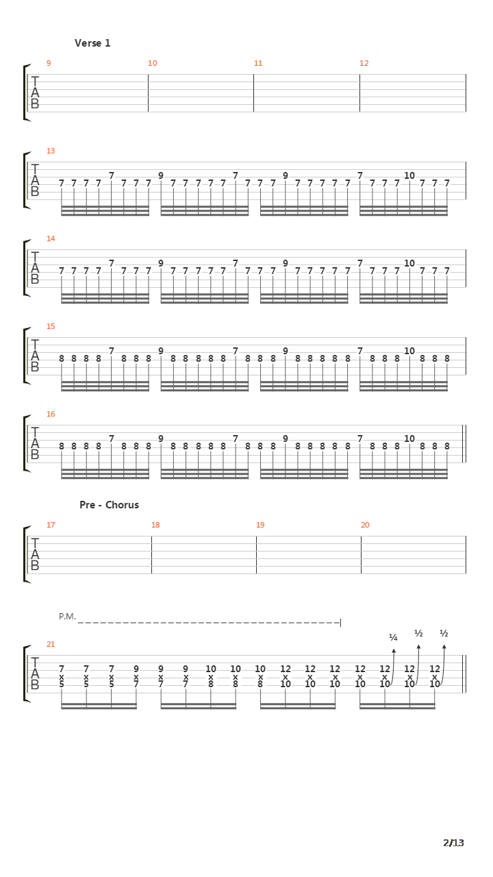 The Aftermath G3吉他谱