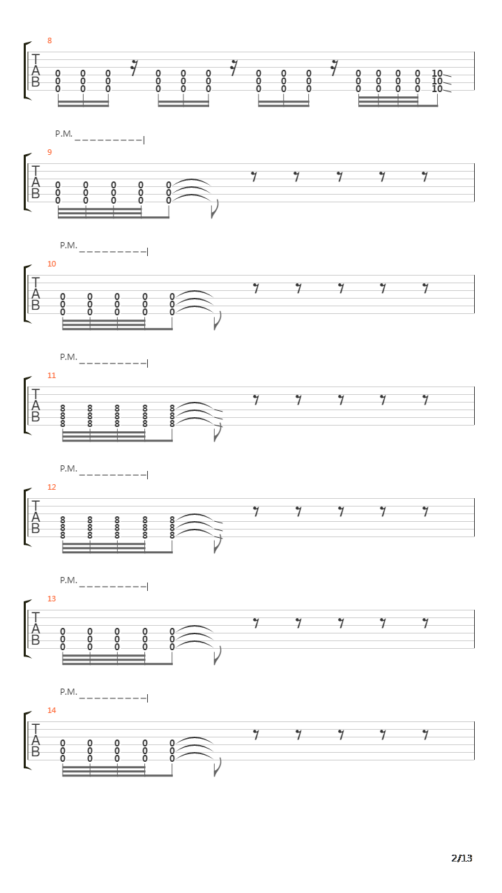 The Aftermath G3吉他谱