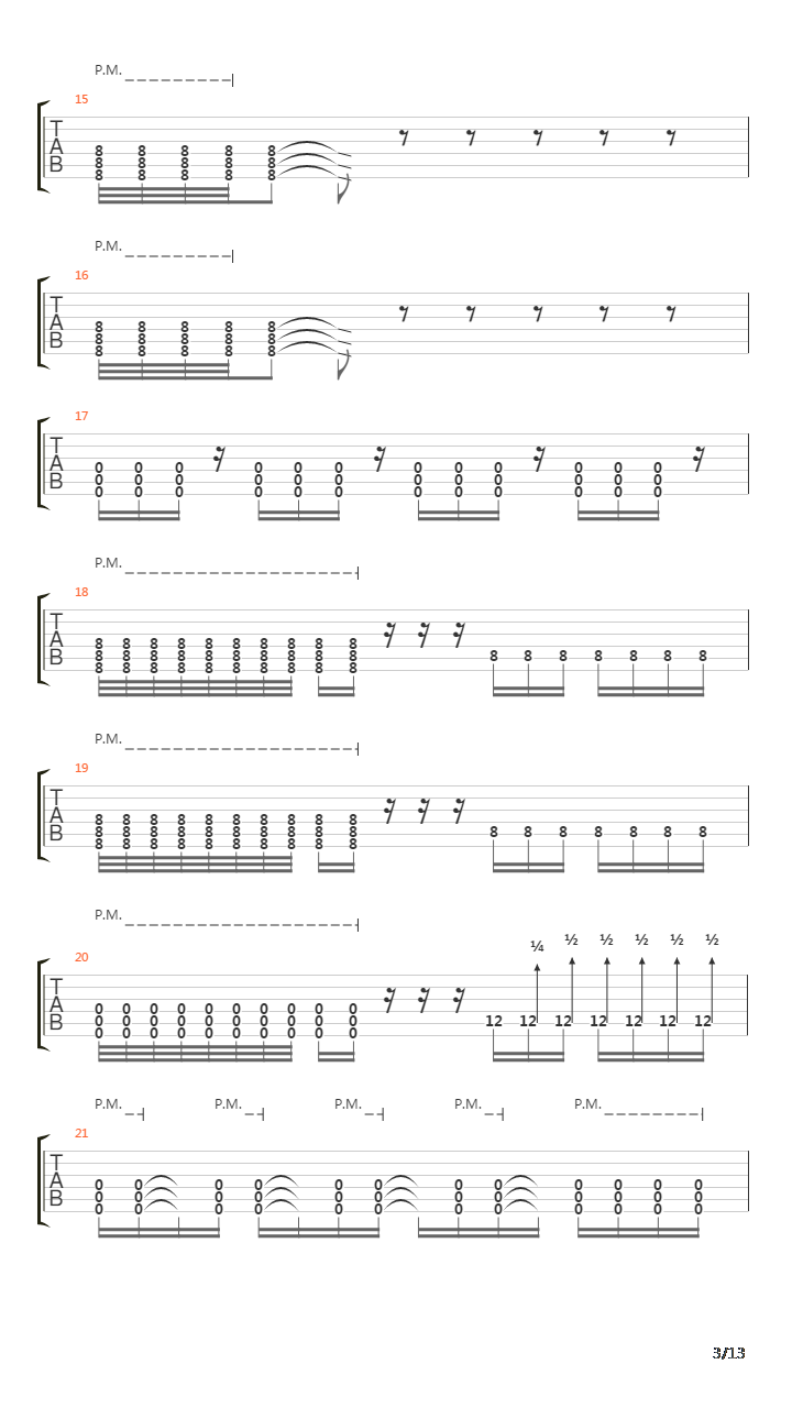 The Aftermath G3吉他谱