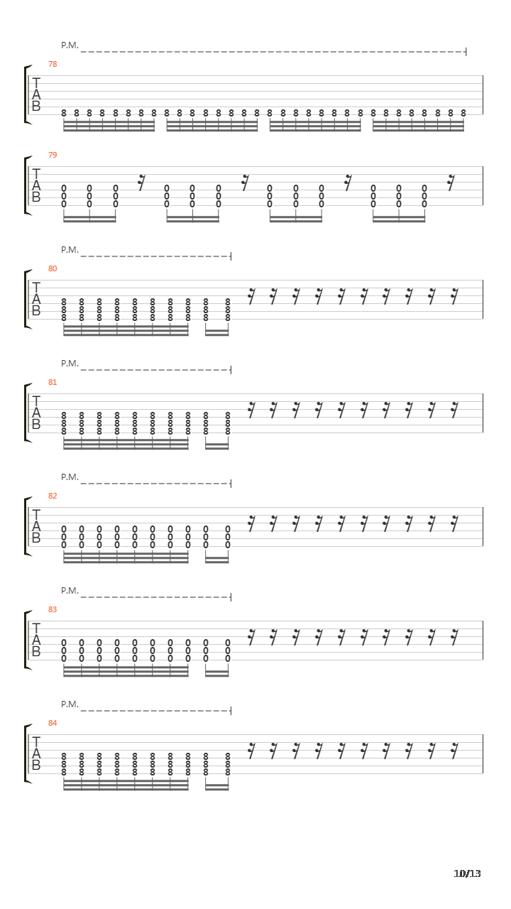 The Aftermath G3吉他谱