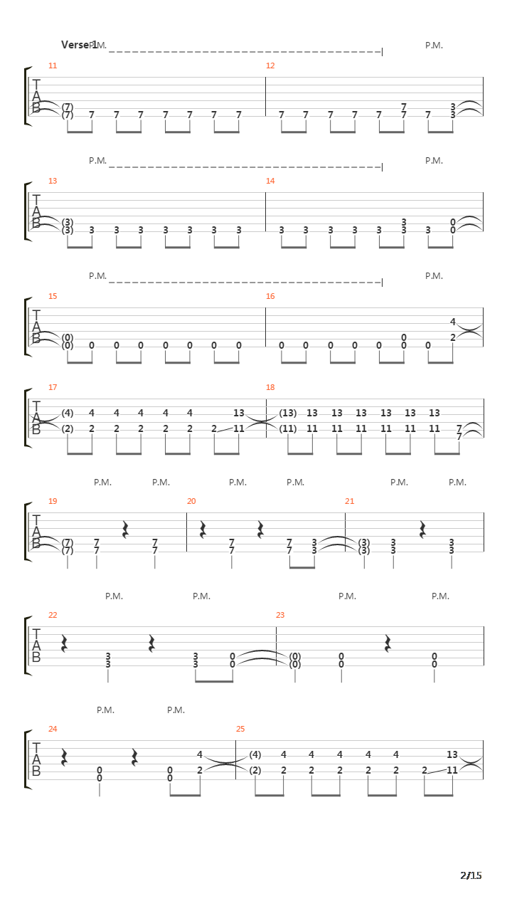 The Flood吉他谱