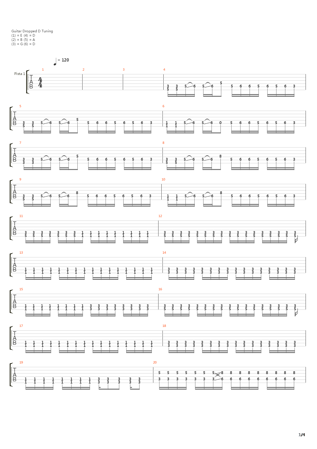 The Structure Falls吉他谱