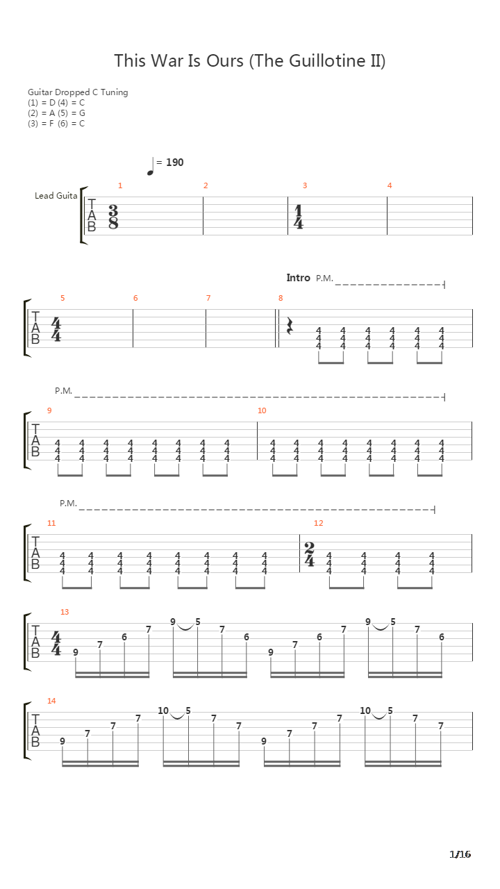 This War Is Ours吉他谱