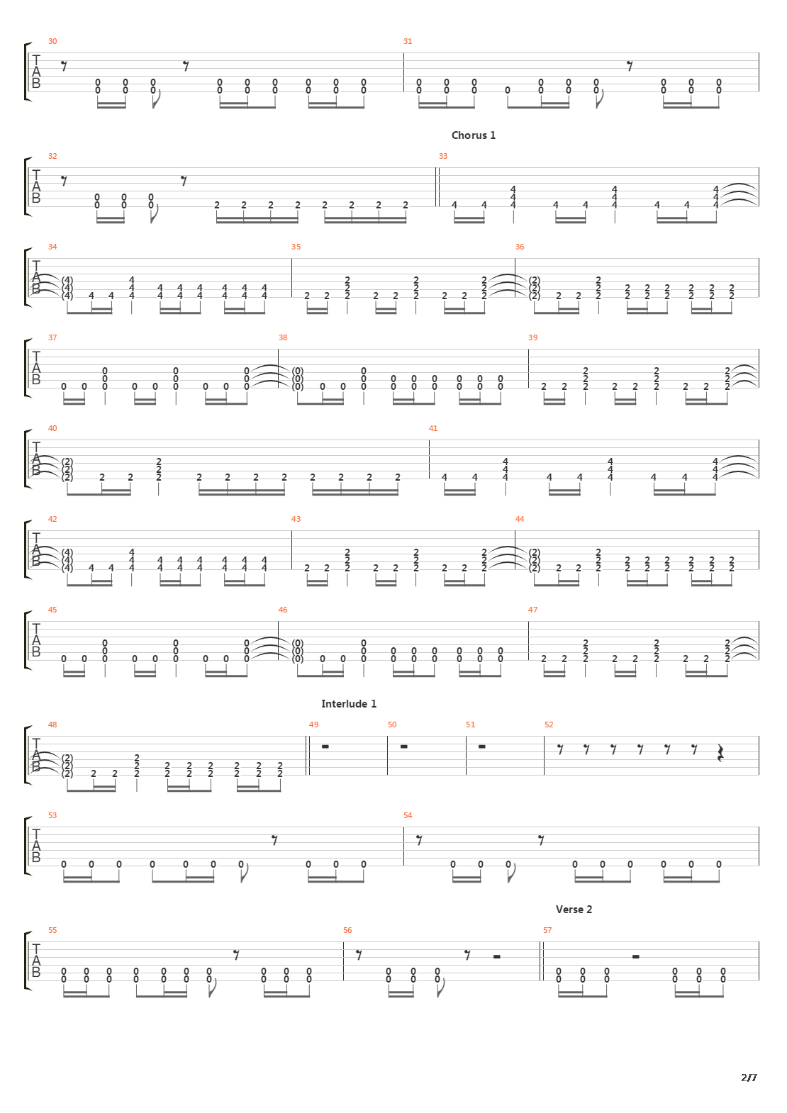 Archetype吉他谱