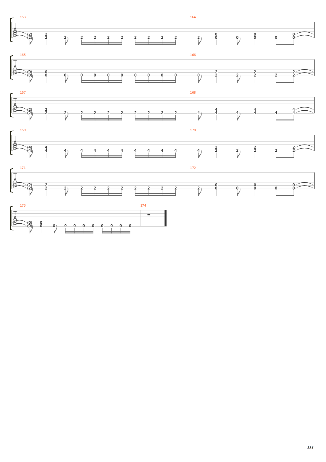 Archetype吉他谱