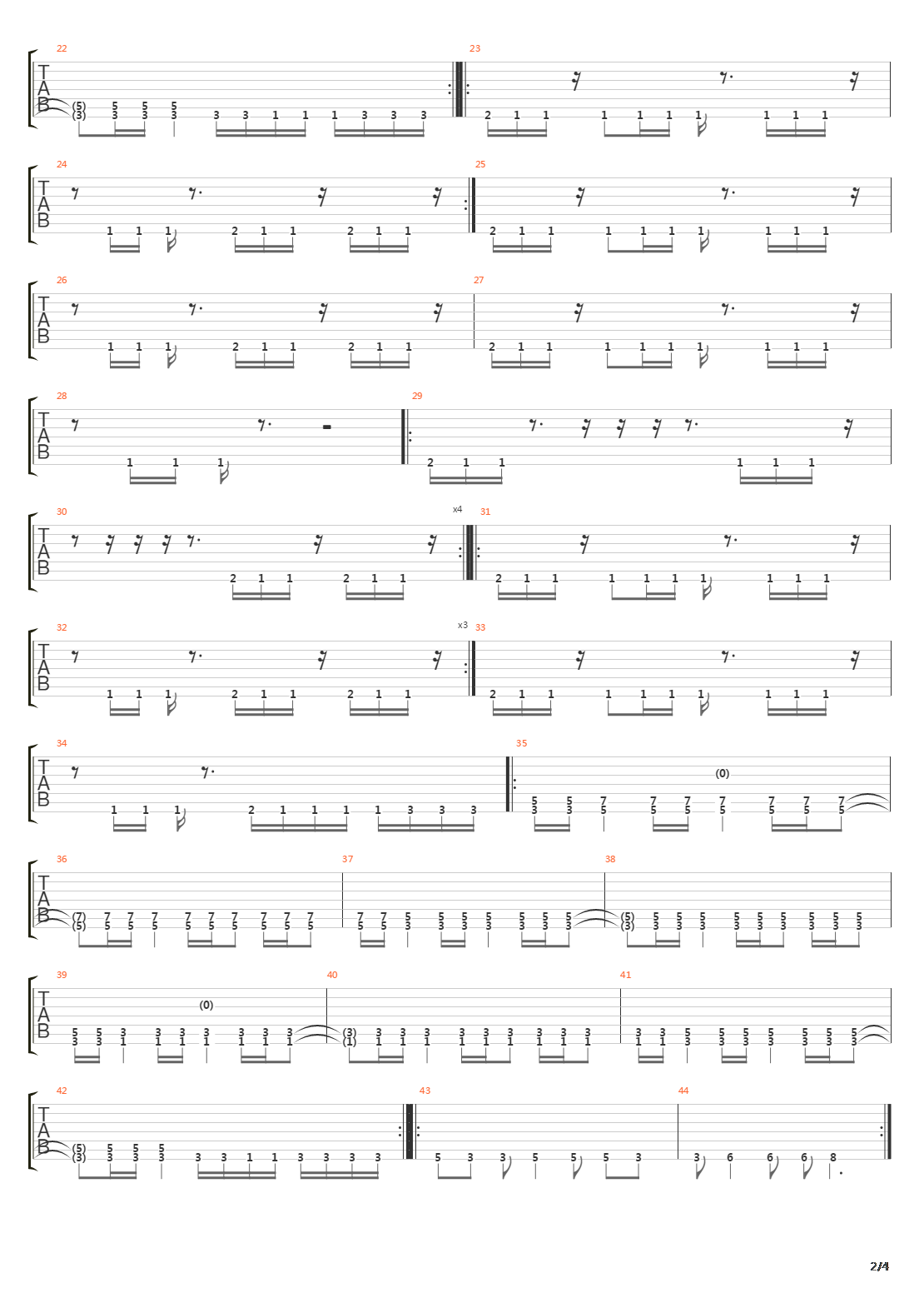 Archetype吉他谱