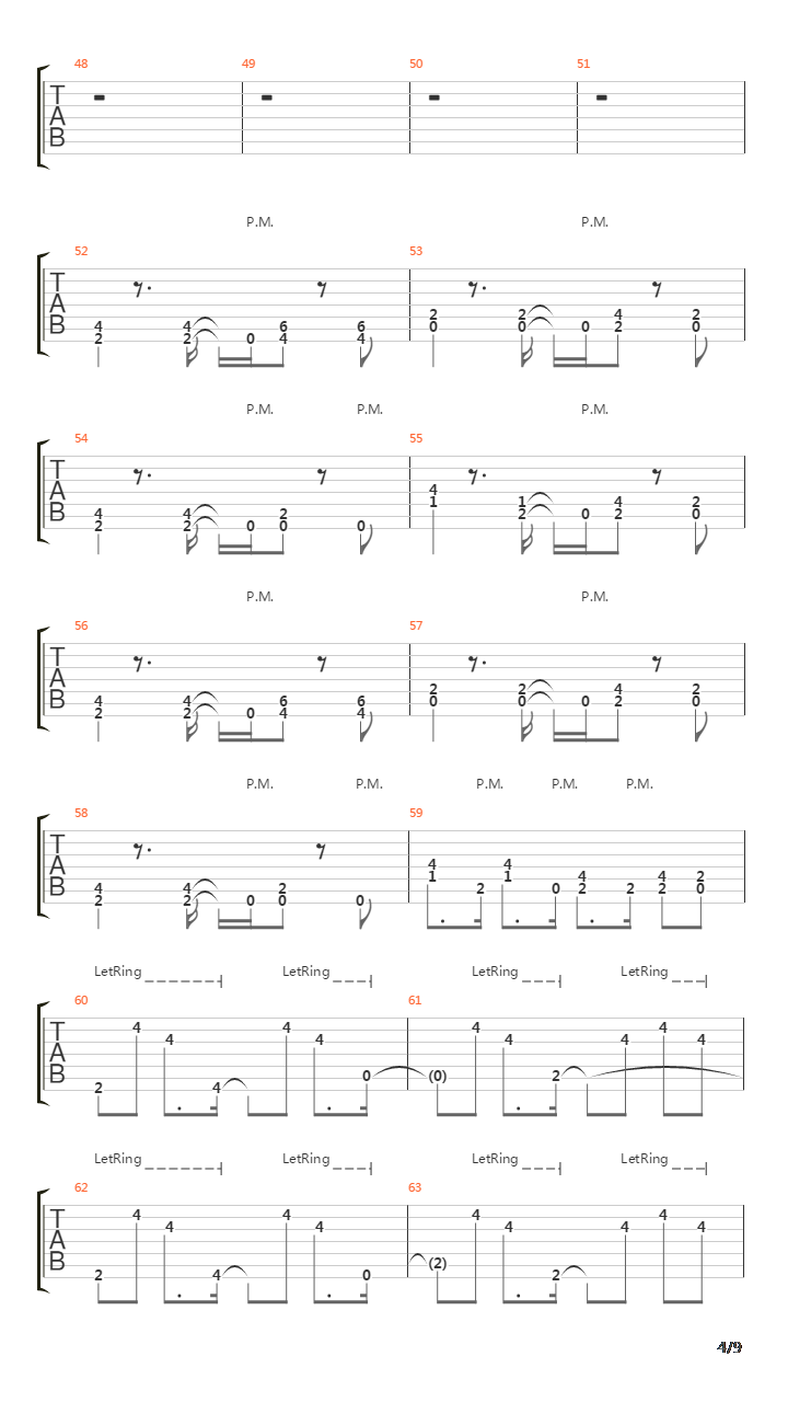 Descent吉他谱