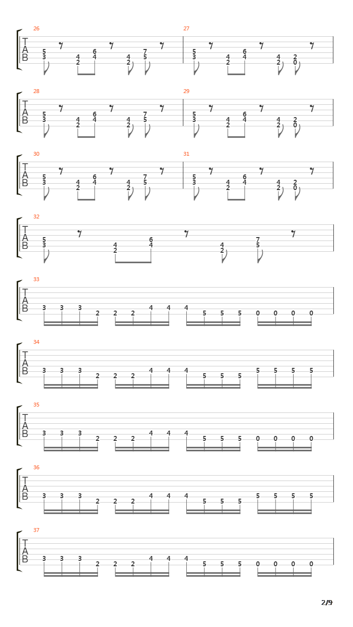 Martyr吉他谱