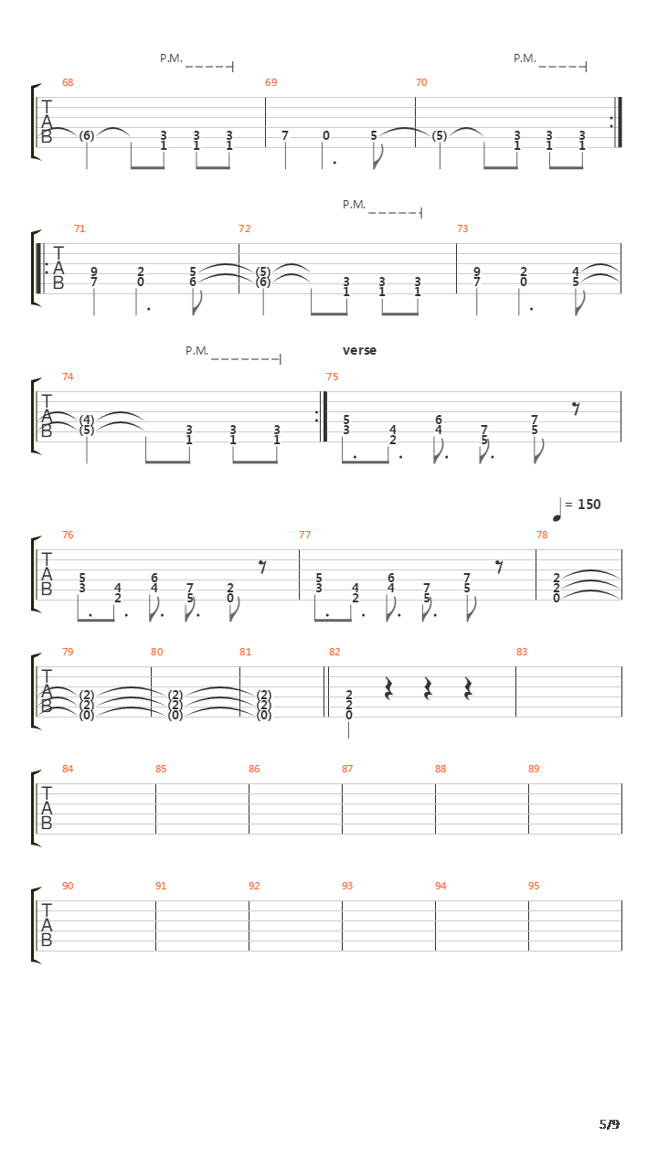 Martyr吉他谱