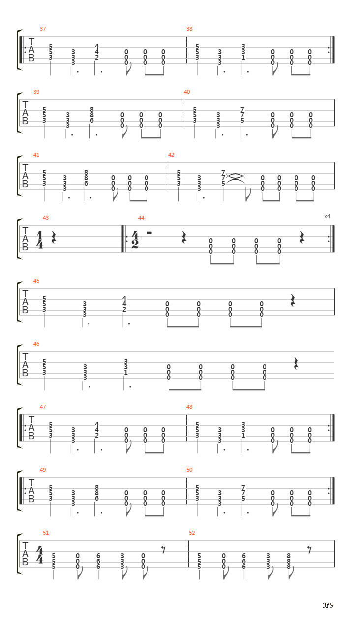 Martyr吉他谱