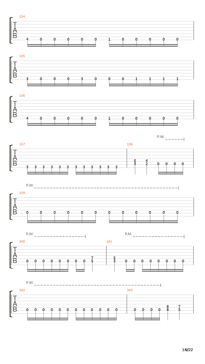 Mechanize吉他谱