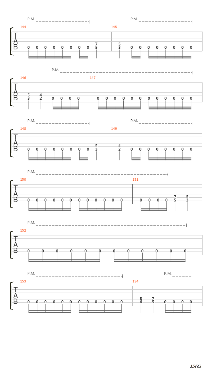 Mechanize吉他谱