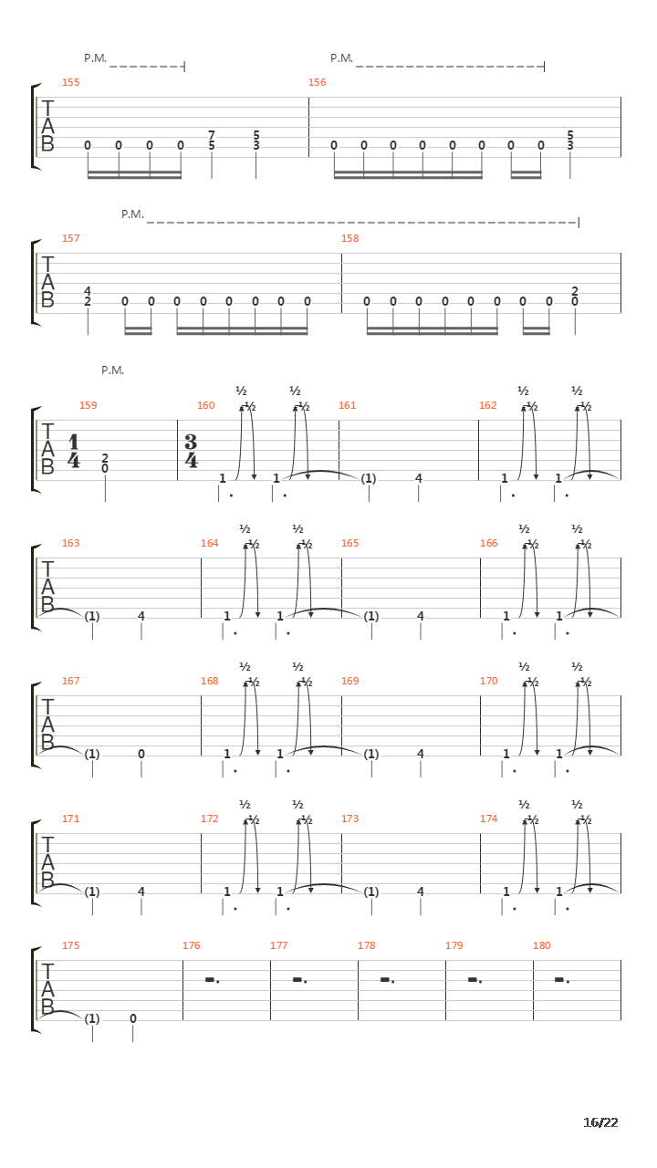 Mechanize吉他谱