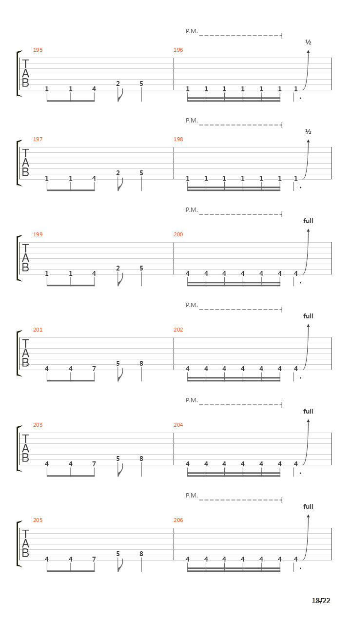 Mechanize吉他谱