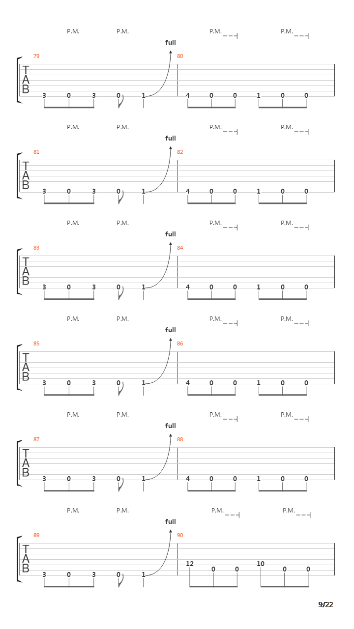 Mechanize吉他谱