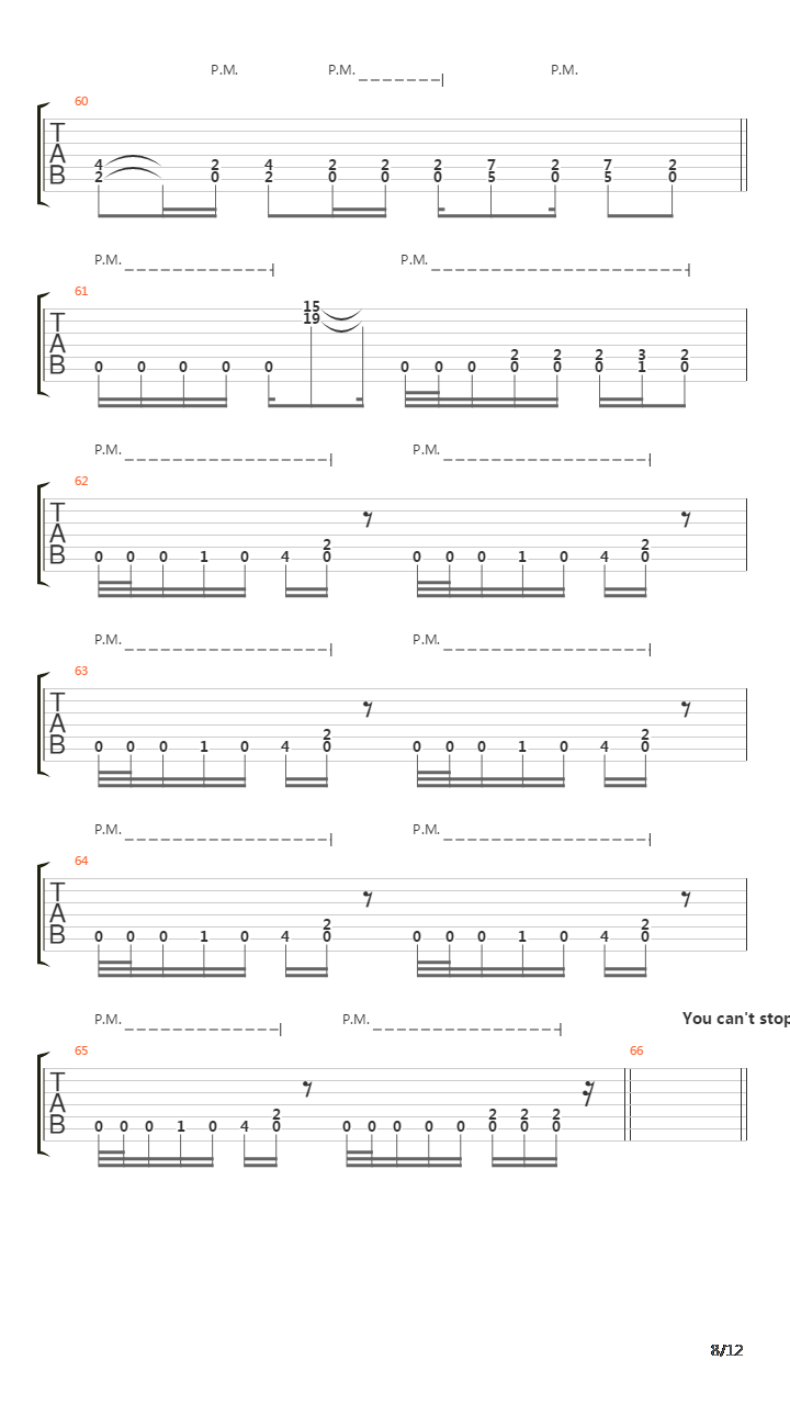 Terminate吉他谱