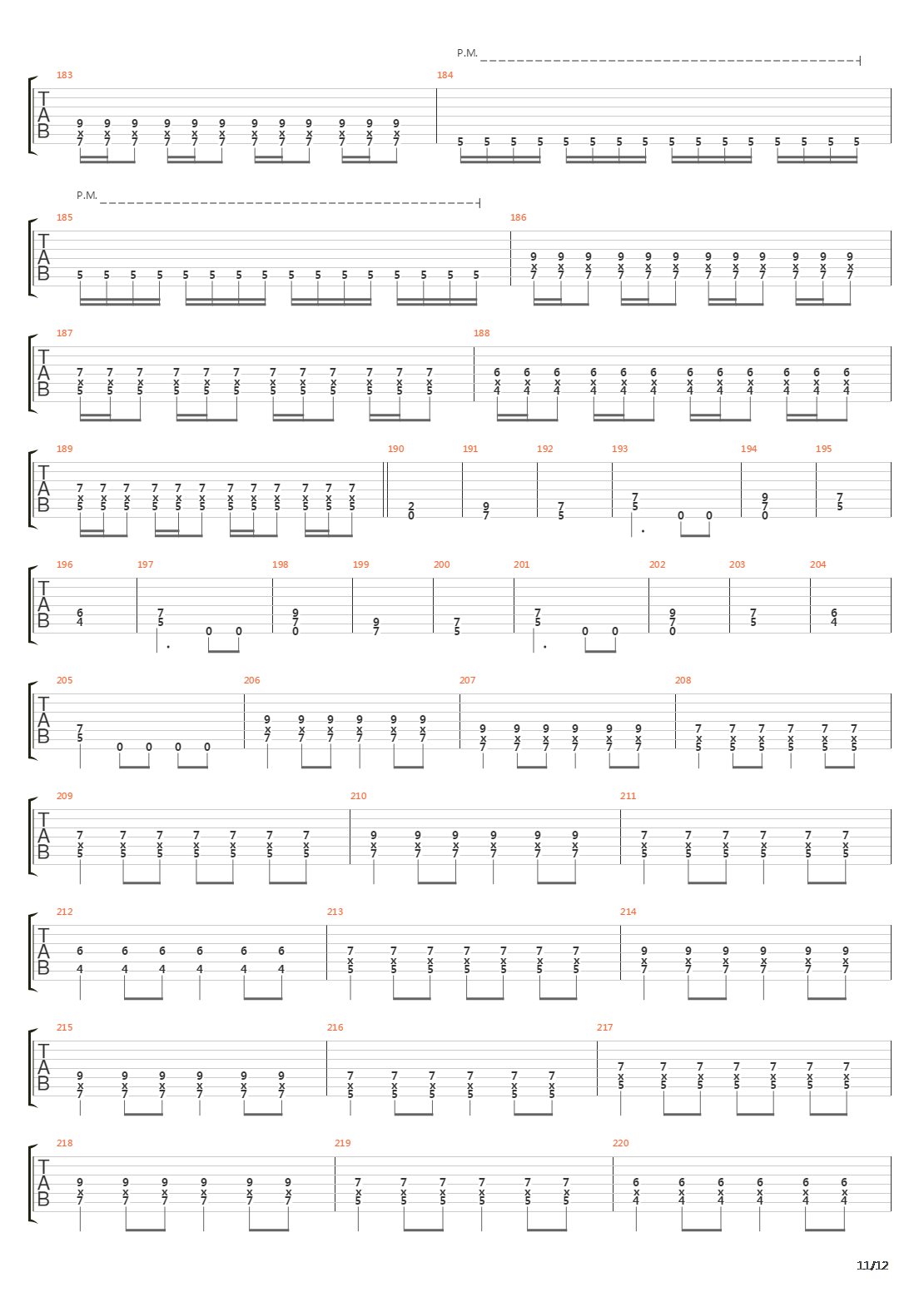 Zero Signal吉他谱