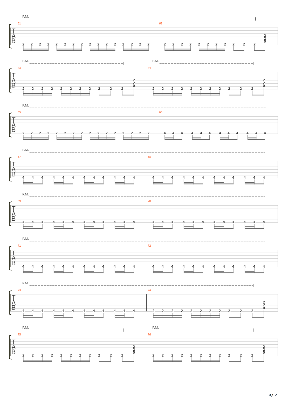 Zero Signal吉他谱