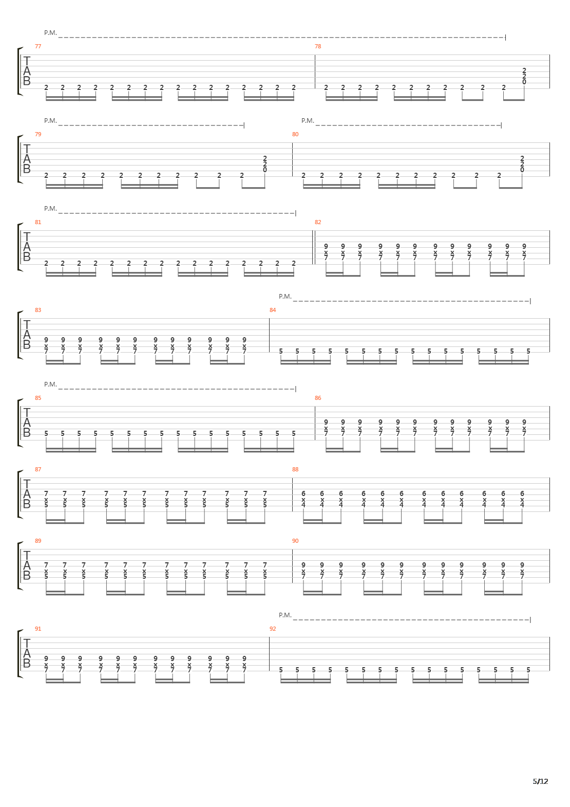 Zero Signal吉他谱